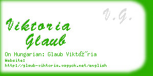 viktoria glaub business card